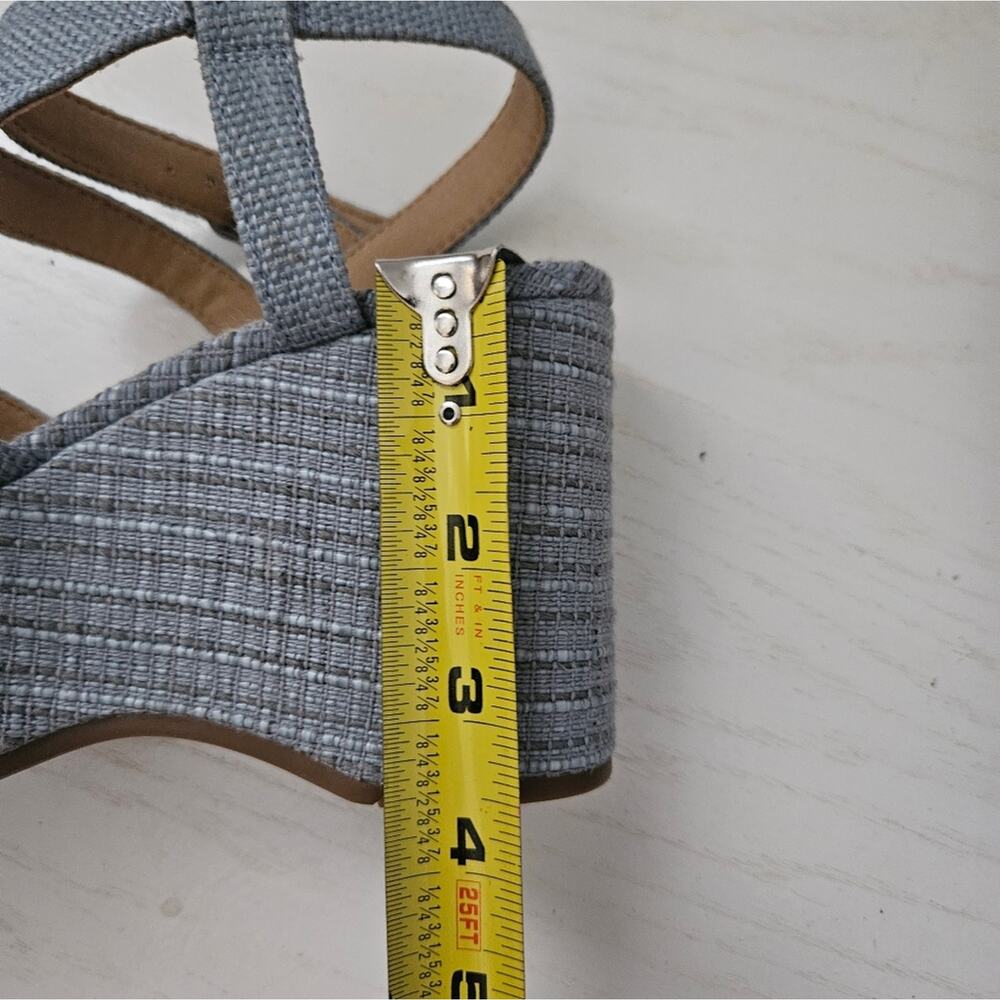 Lucky Brand Gray Wedge Sandals - Picture 10 of 11